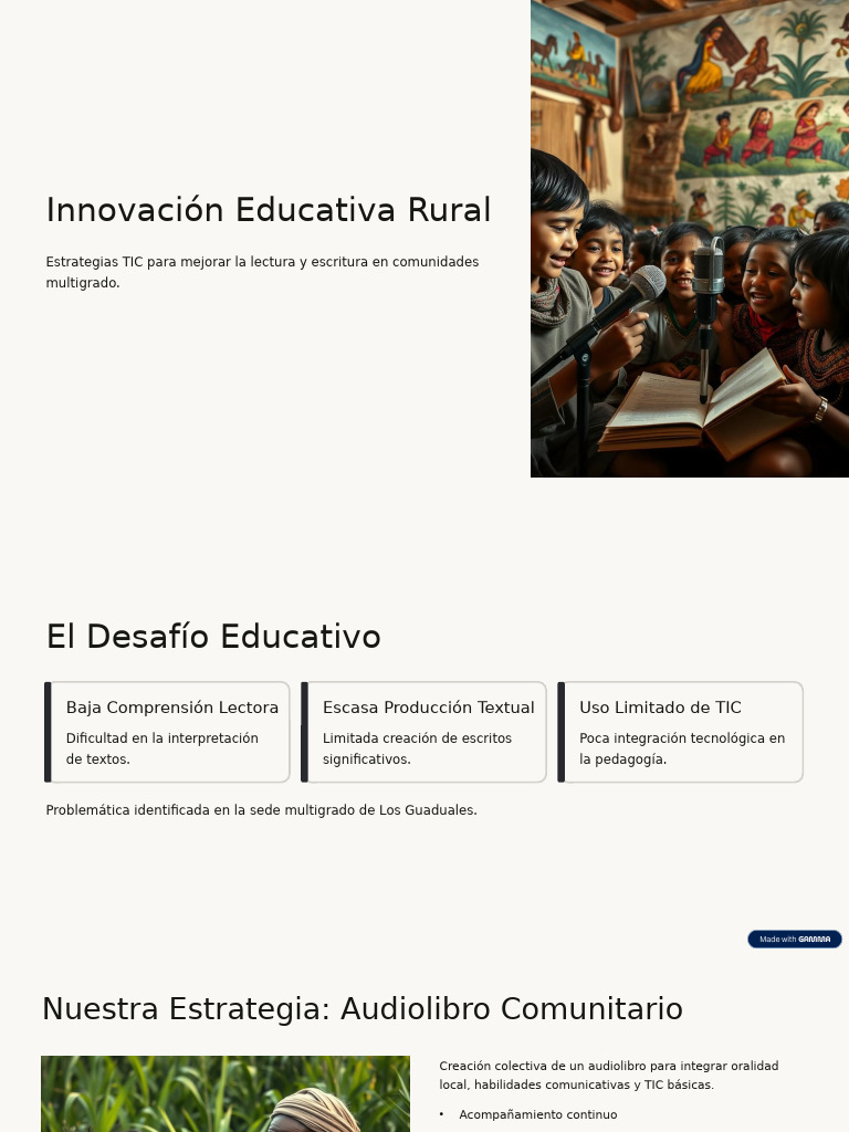 Innovación TIC en Educación Rural | PDF | Tecnología de información y ...