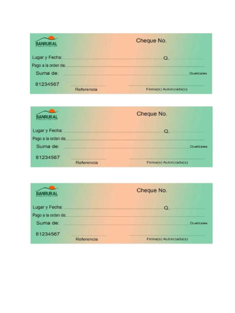 Cheques | PDF