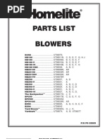 Download Home Lite Blower Parts List by tackright SN92457740 doc pdf