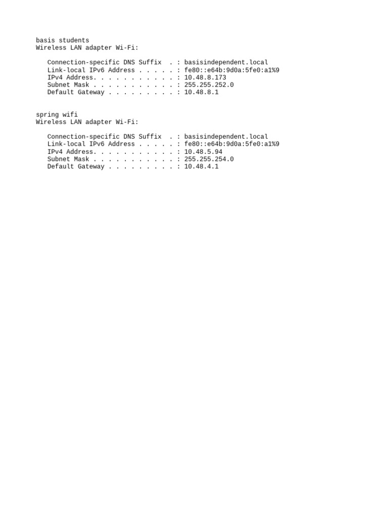 Ip Conf Iug Basis | PDF
