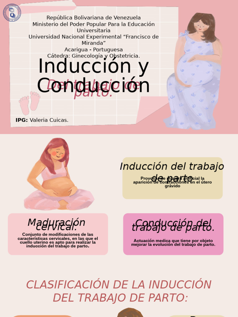 Induccion y Conduccion de Trabajo de Parto (Autoguardado) | PDF | Parto ...