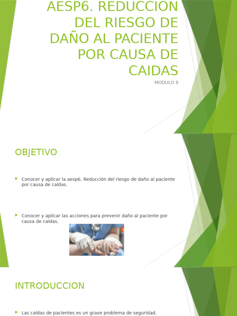 AESP6 Riesgo de Caida Pacientes | PDF | Especialidades Medicas