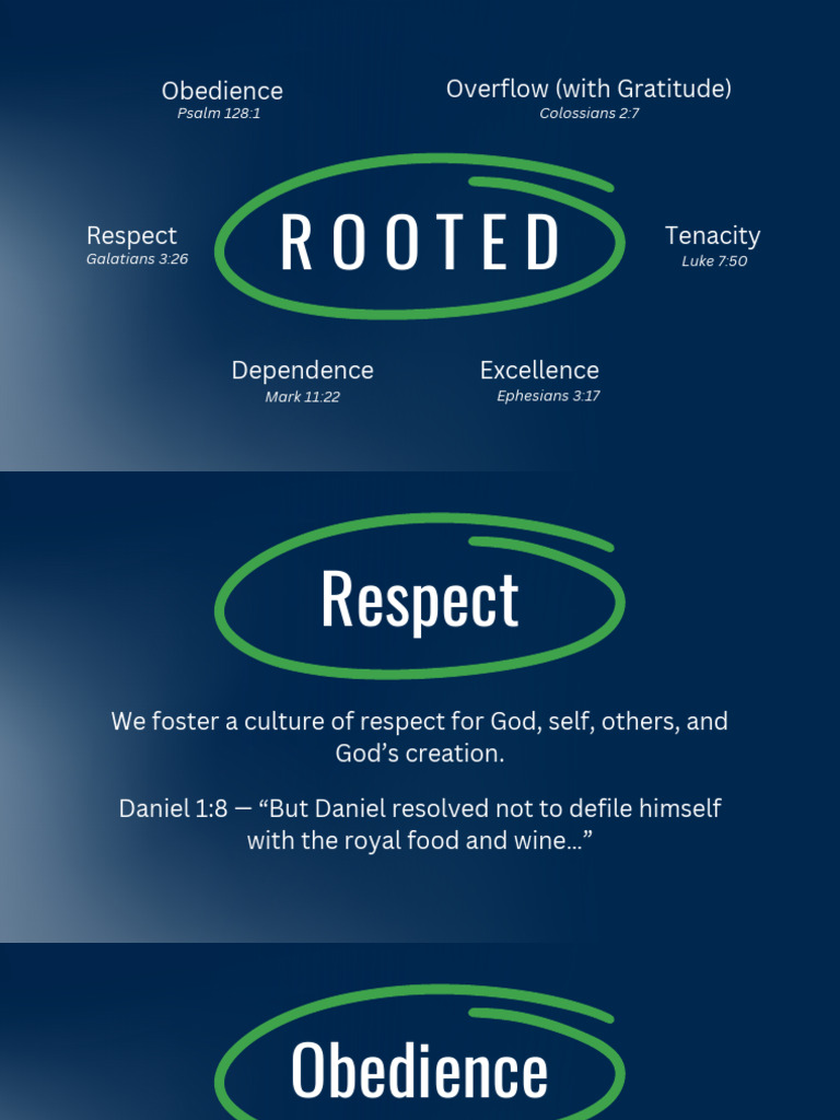 Rooted in Faith and Excellence | PDF