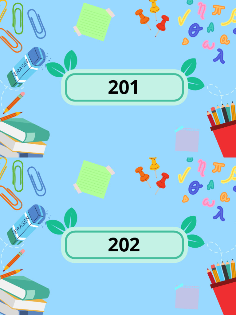 Blue Minimalist School Linktree Background | PDF