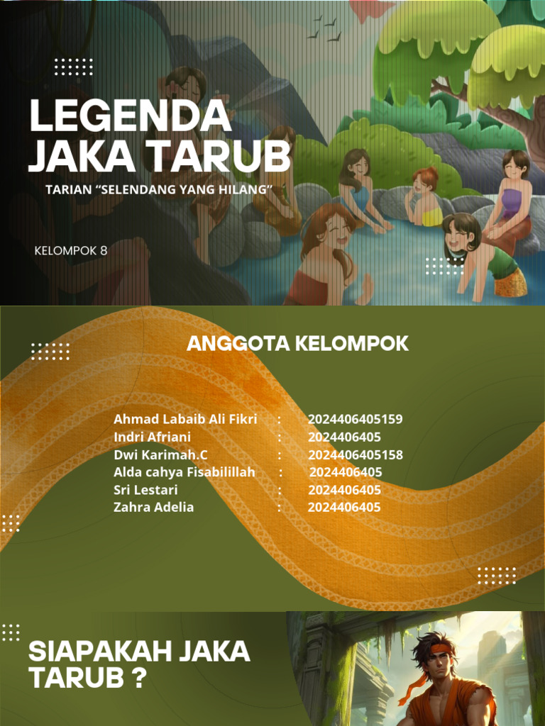 Presentasi Tari Legenda Jaka Tarub | PDF