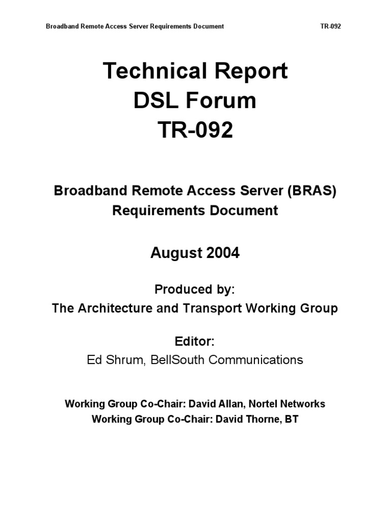 Bras Server Requirment | PDF | Multiprotocol Label Switching | Networking