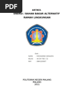 Download Artikel Mobil Ramah Lingkungan by Mochamad Shinichi Zainudin SN92460997 doc pdf