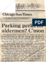 1986 - Oct 8 - Sun-Times - Parking Perks For Alderman, C'Mon - Orr