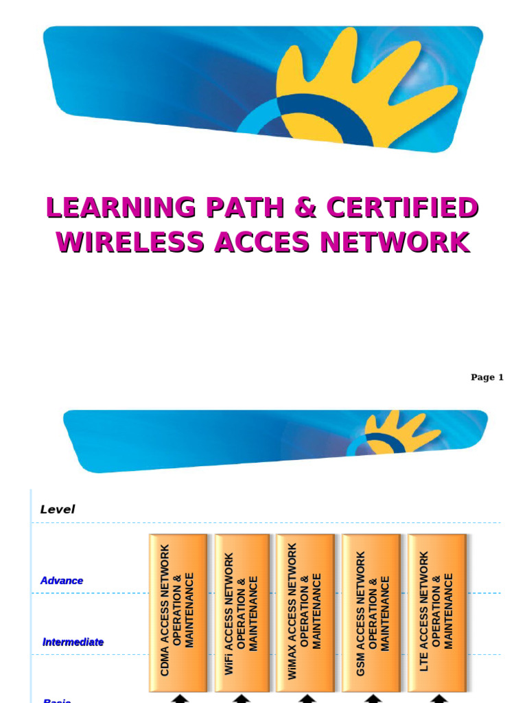 LEARNING-PATH-WIRELESS AKSES For People Competence | PDF | Wi Max | Lte ...