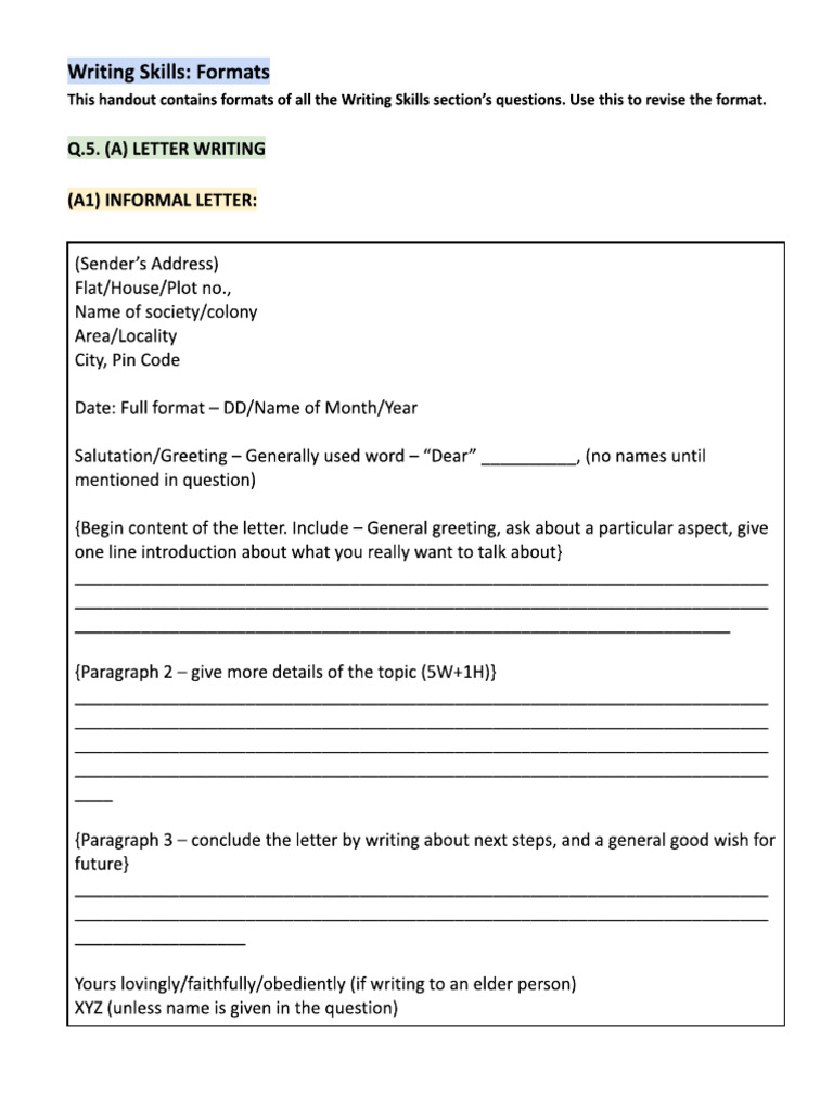 Letter Format | PDF