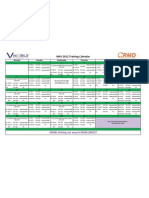 Training Calendar May2012