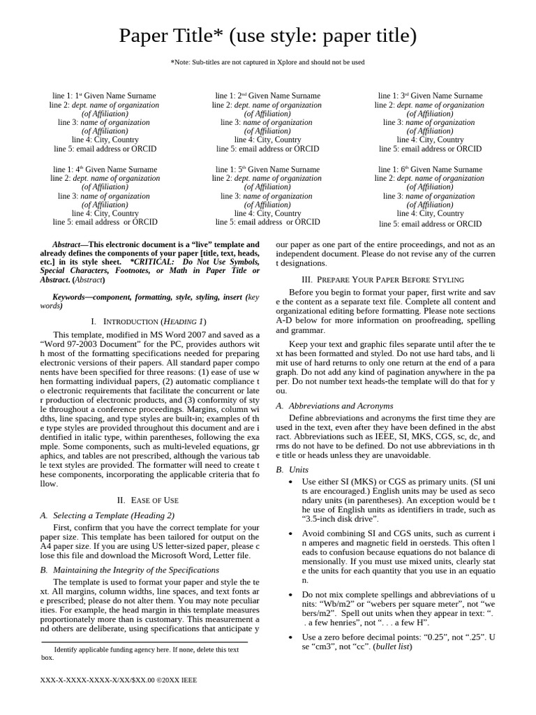 Ieee Paper Sa Presentation | PDF | Note (Typography) | International ...
