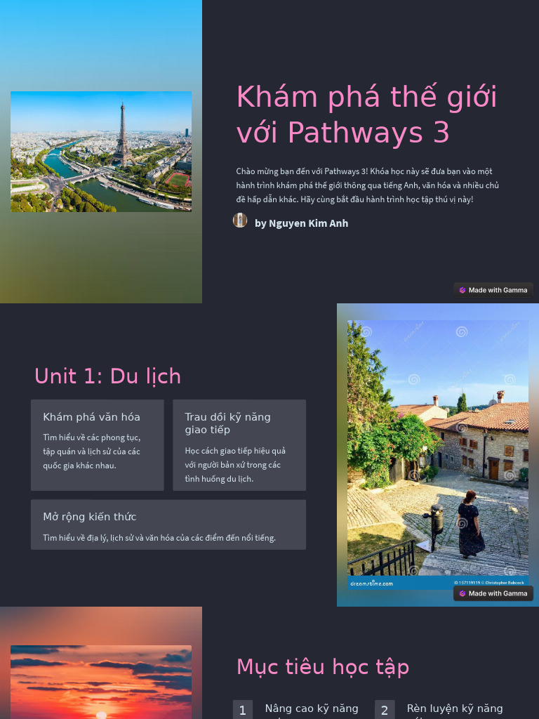 Kham Pha The Gioi Voi Pathways 3 | PDF