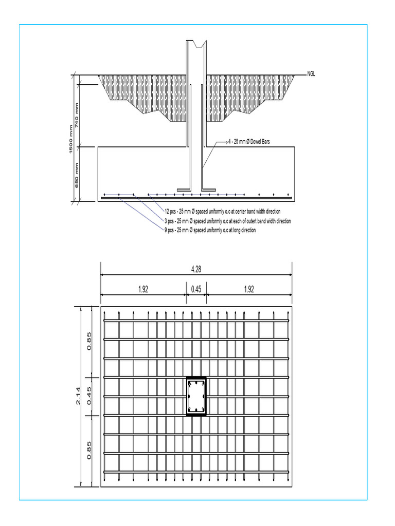 Dowel Bar Specifications and Layout | PDF