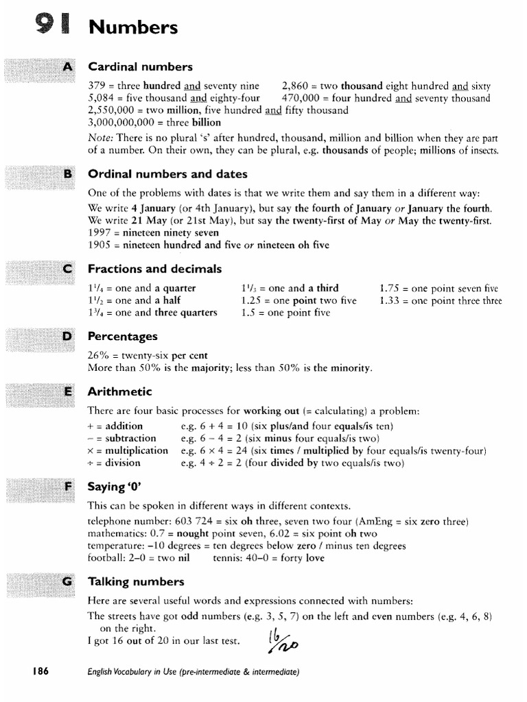 Numbers | PDF