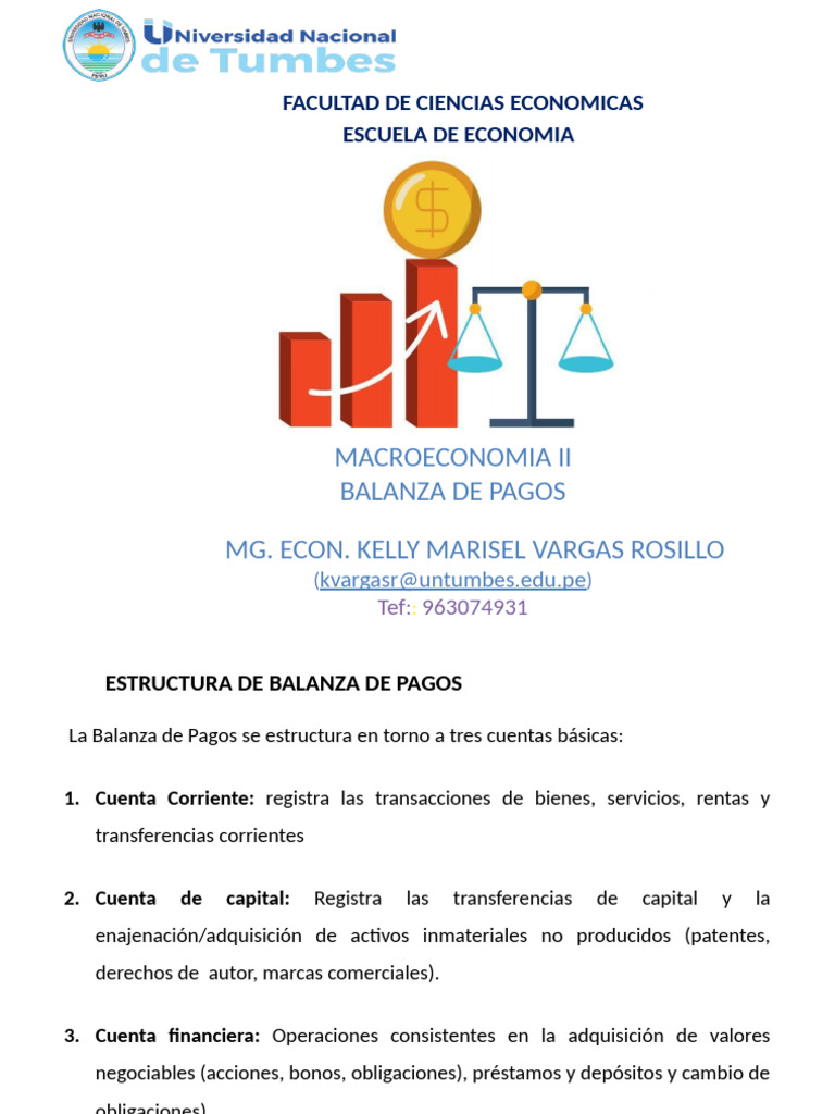 Estructura y Ejercicios de Balanza de Pagos | PDF | Balance de pagos ...
