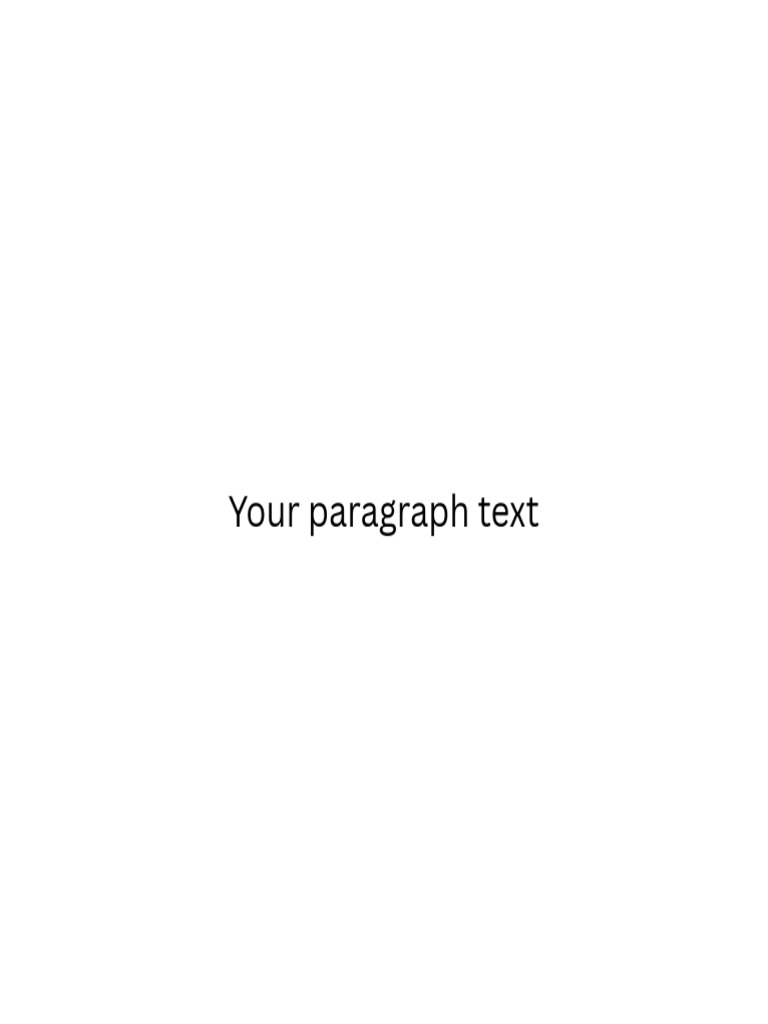 Your Paragraph Text | PDF