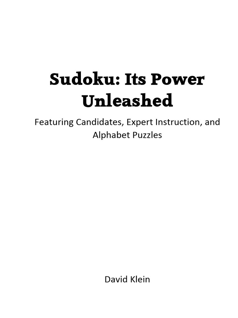 Excerpt | PDF | Puzzles | Mathematics