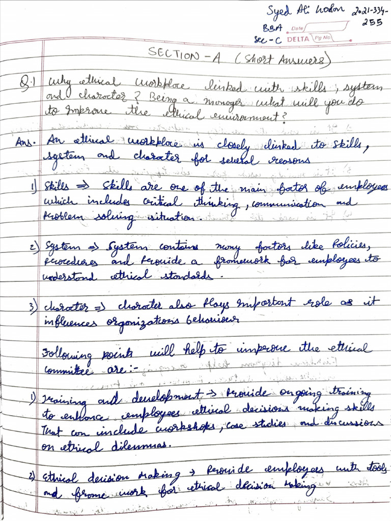 BECG Short Answers | PDF