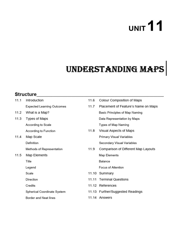 Understanding Maps and Their Types | PDF | Map | Cartography