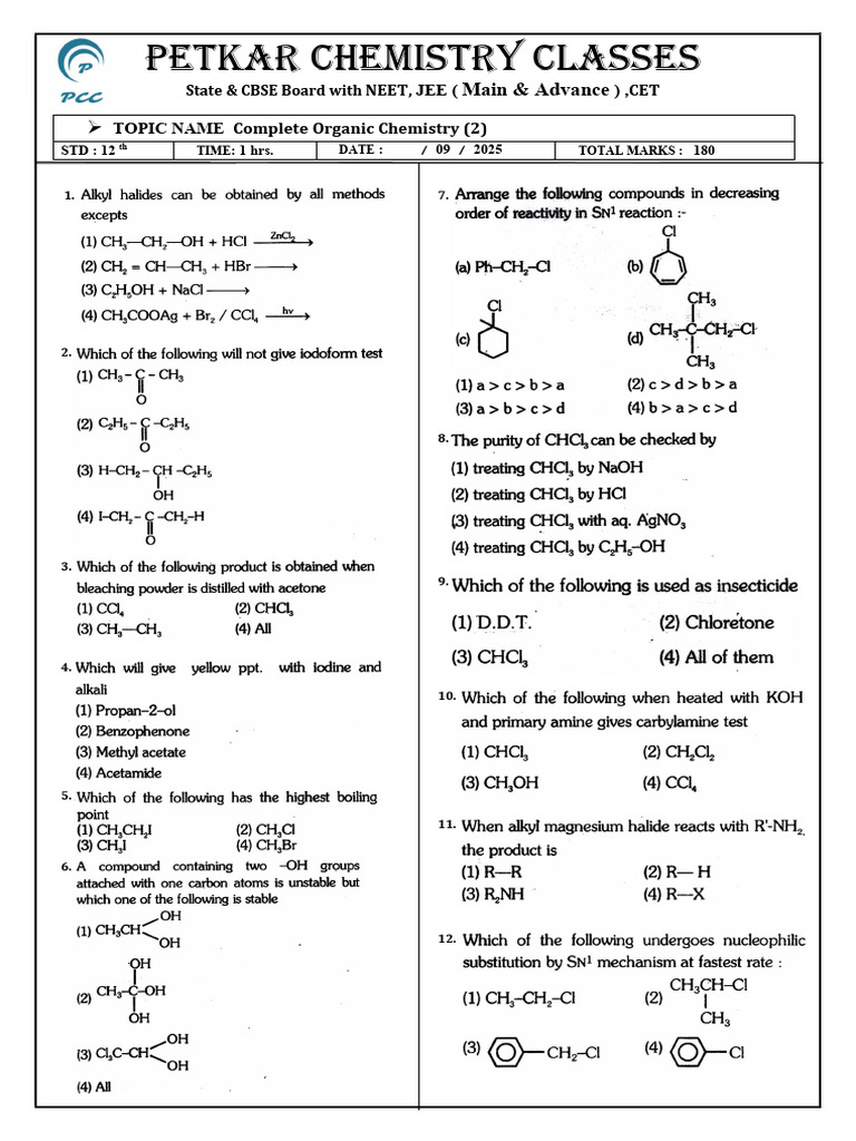 Complete Organic Chemistry for NEET & JEE | PDF