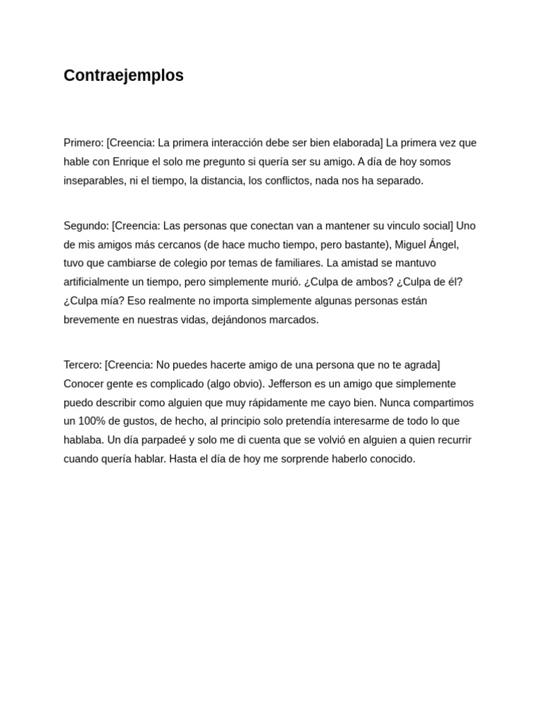 Contra Ejemplo S | PDF
