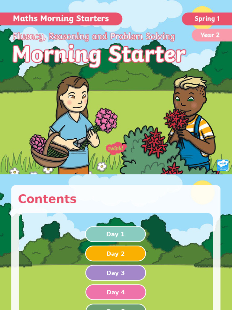 5-Day Math Problem Solving Guide | PDF