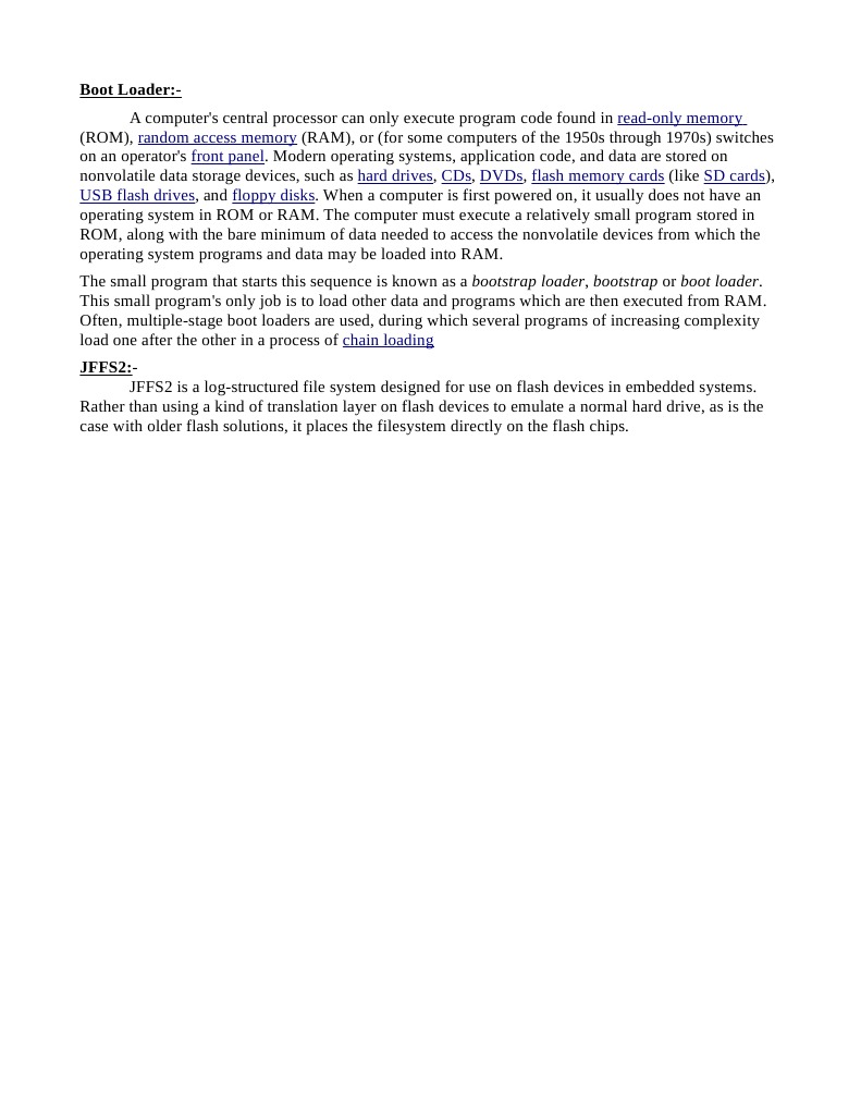 Read-Only Memory Random Access Memory Front Panel Hard Drives Cds Dvds ...