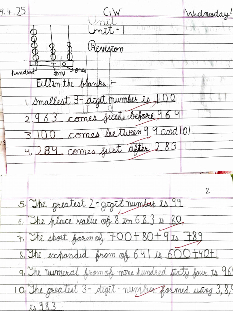 Maths Notebook | PDF