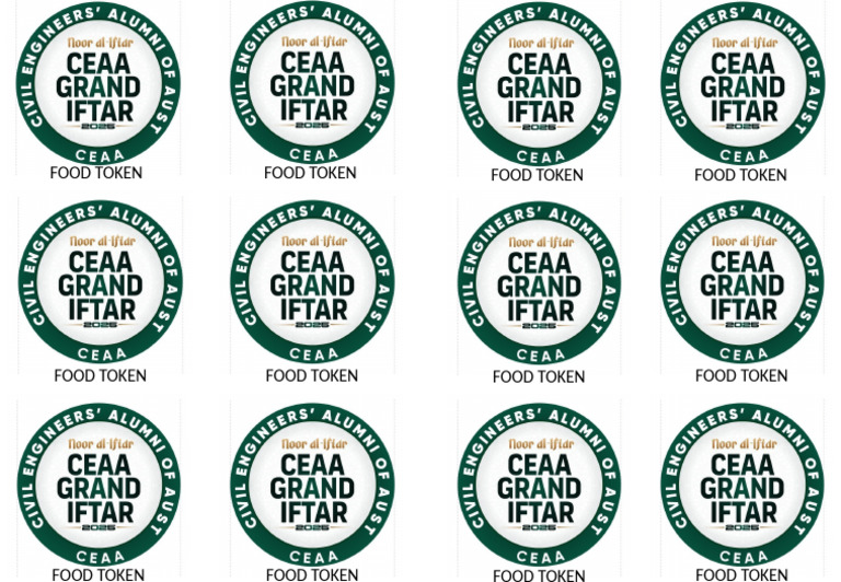 Iftar Token | PDF