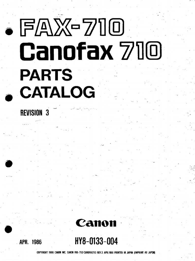 Fax 710 PC | PDF