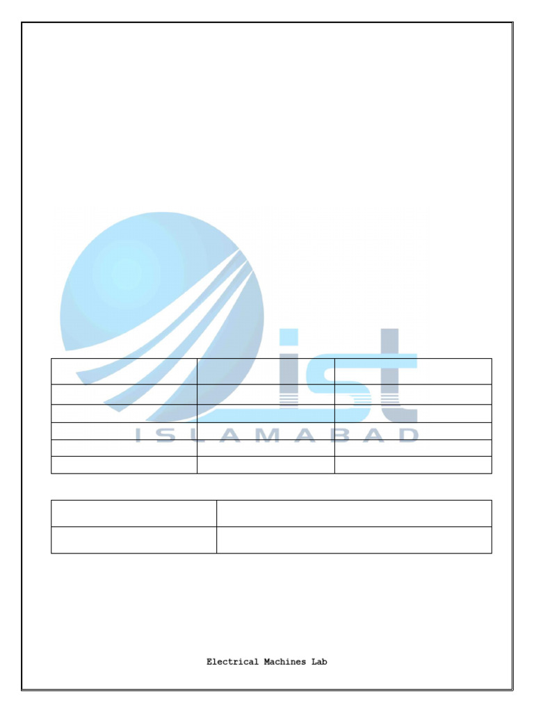 DC Generator Characteristics Lab Report | PDF | Electric Generator ...