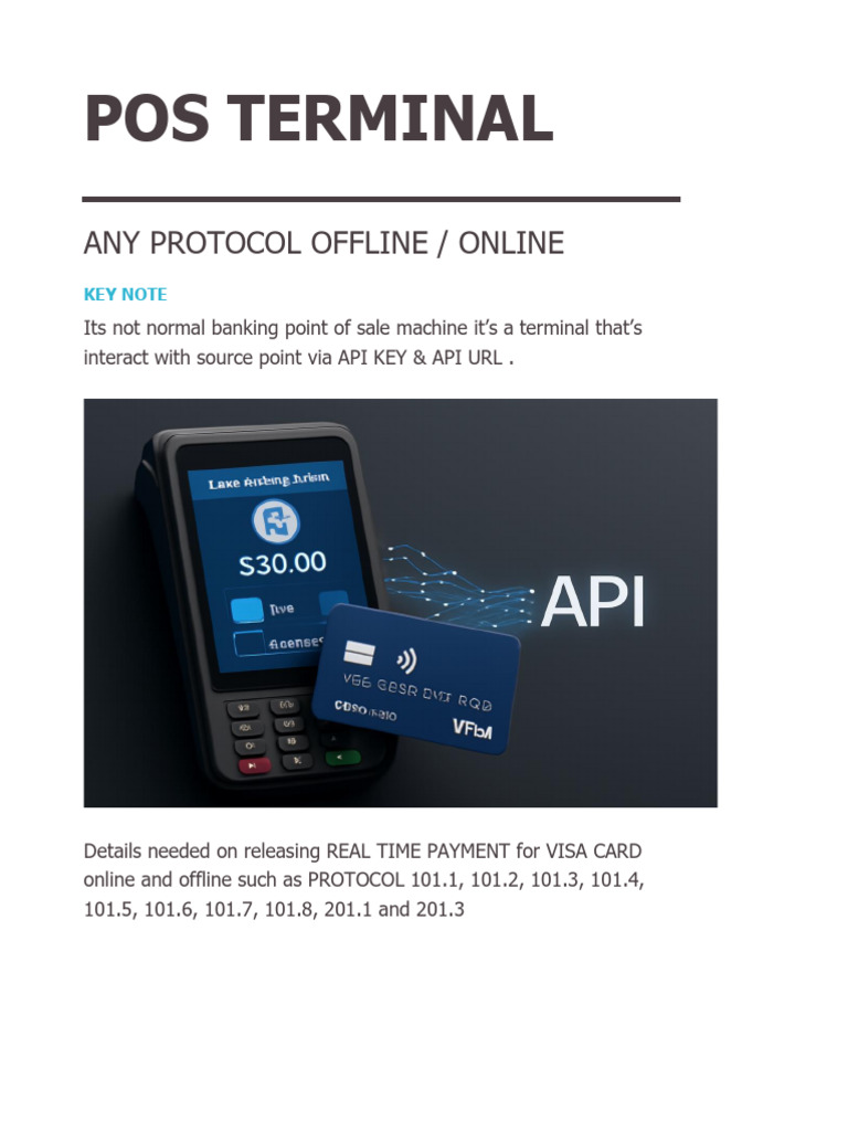 POS Terminal Protocols for Real-Time Payments | PDF