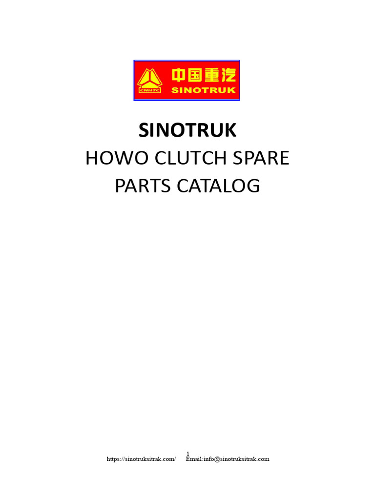 Howo Clutch | PDF | Clutch | Electrical Connector