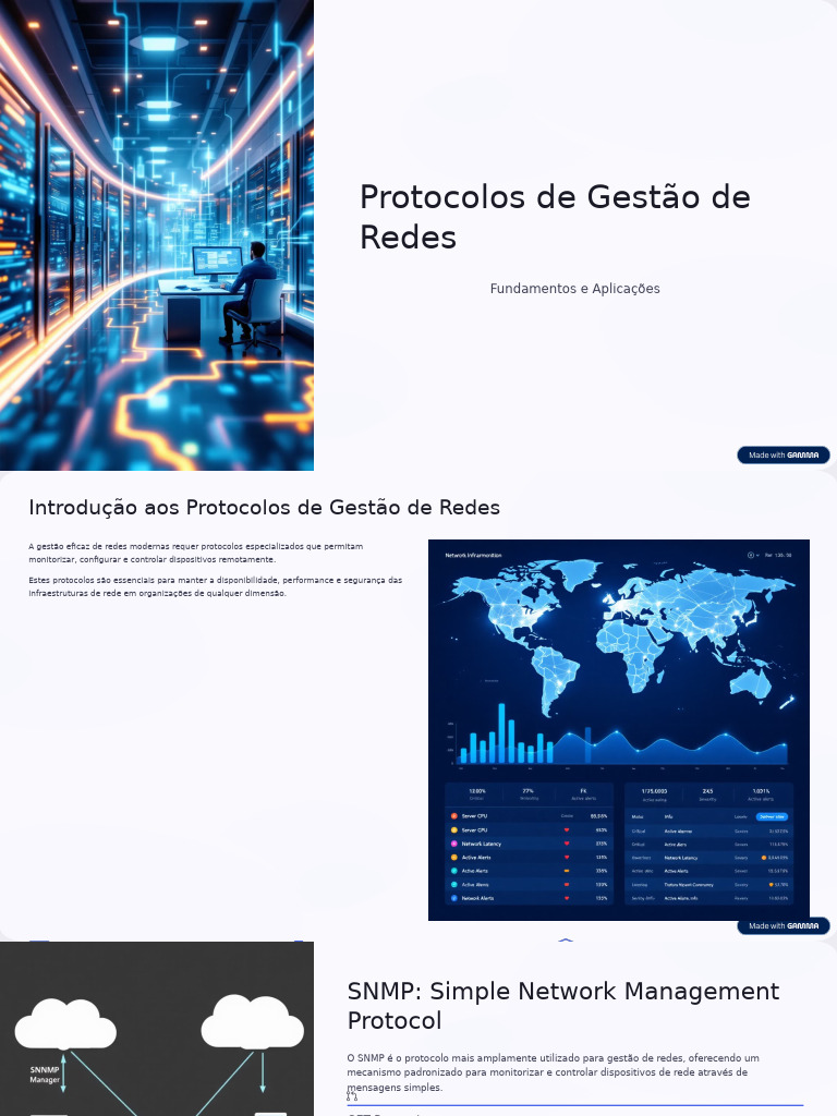Protocolos de Gestão de Redes Eficazes | PDF | Rede de computadores ...