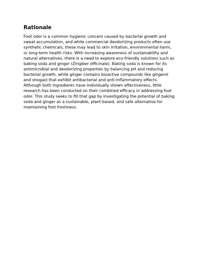 Rationale | PDF