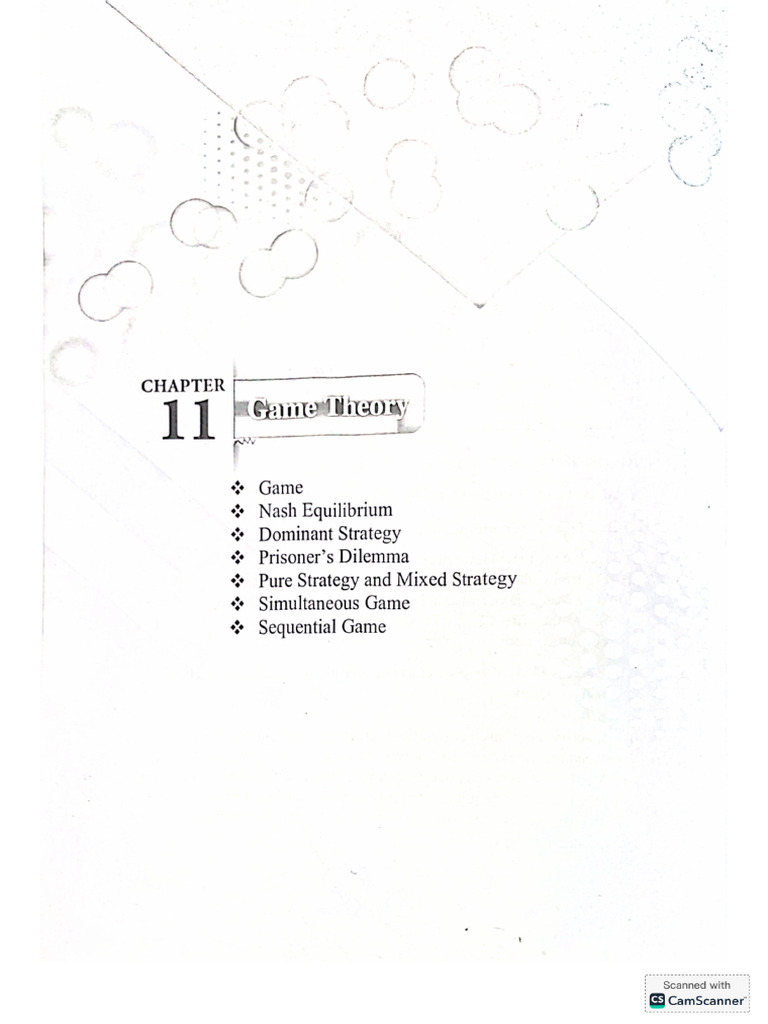 Game Theory Saiful Sir | PDF