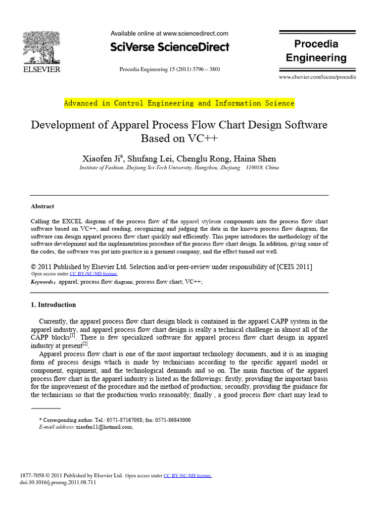 Development of Apparel Process Flow Chart Design S | PDF | Microsoft ...
