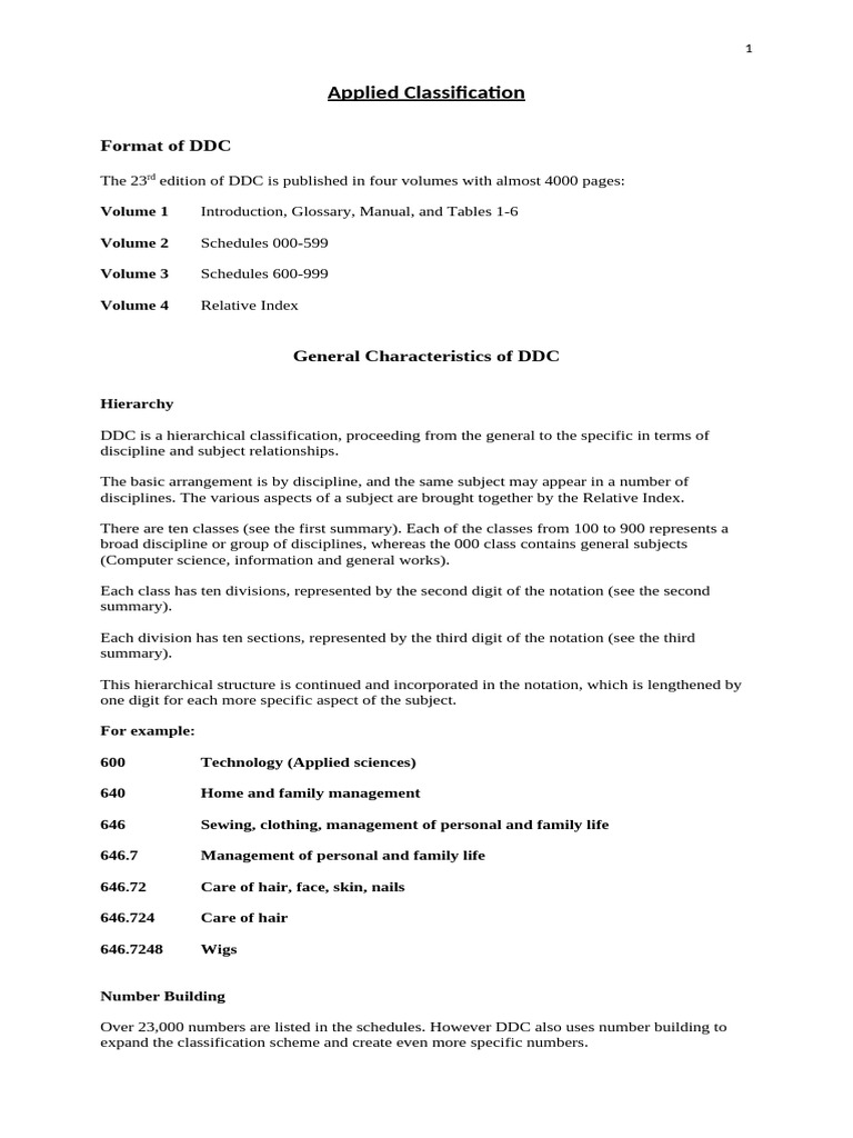 Educational Buildings in DDC | PDF | Hierarchy | Interdisciplinarity