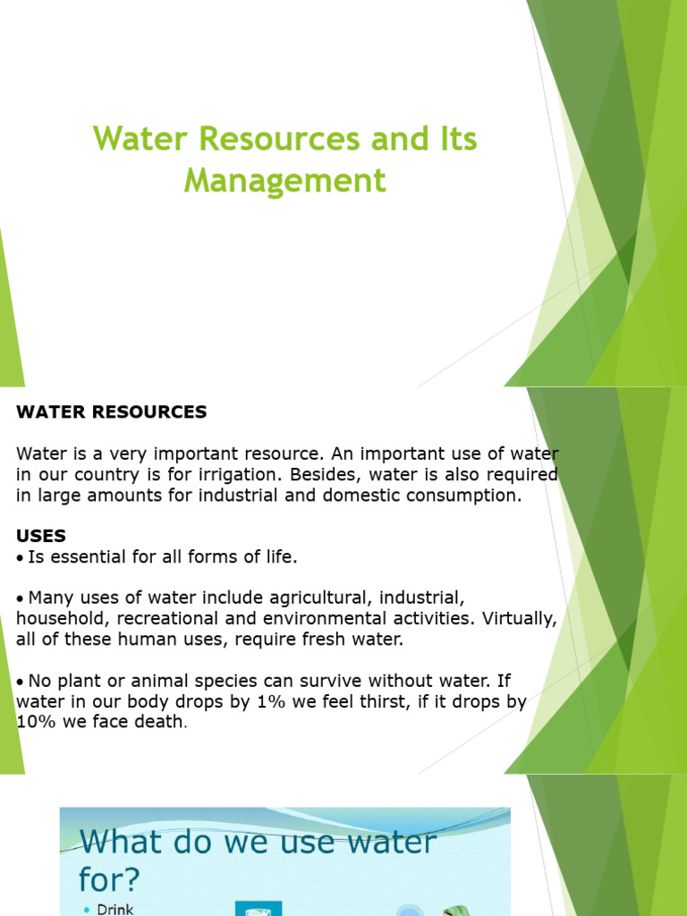 Water Resource Management Strategies | PDF | Groundwater | Dam