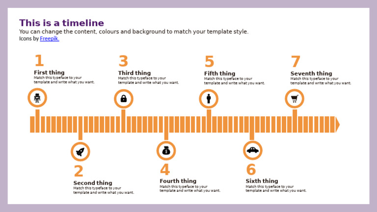 Customizable Timeline Template Guide | PDF