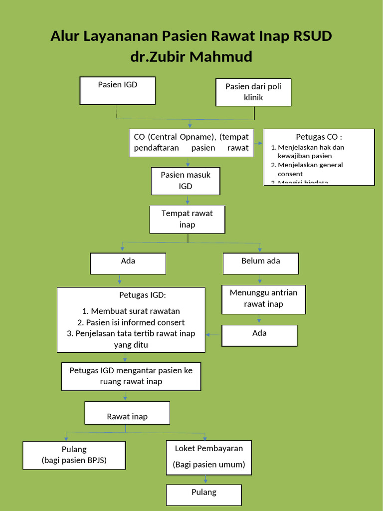 Alur Rawat Pasien Inap | PDF