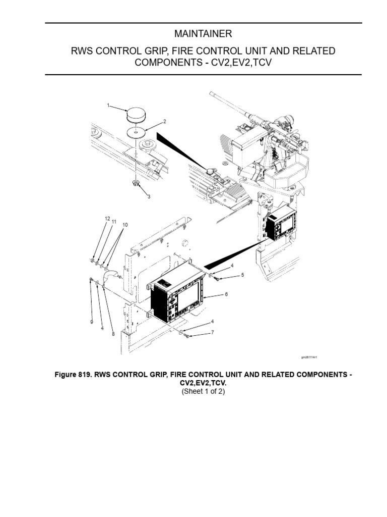 Remote Weapons System Accessory Equipment Rws Control Grip, Fire ...