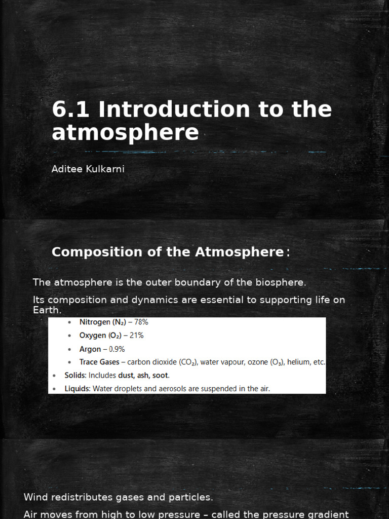 Understanding Earth's Atmospheric Dynamics | PDF | Atmosphere Of Earth ...
