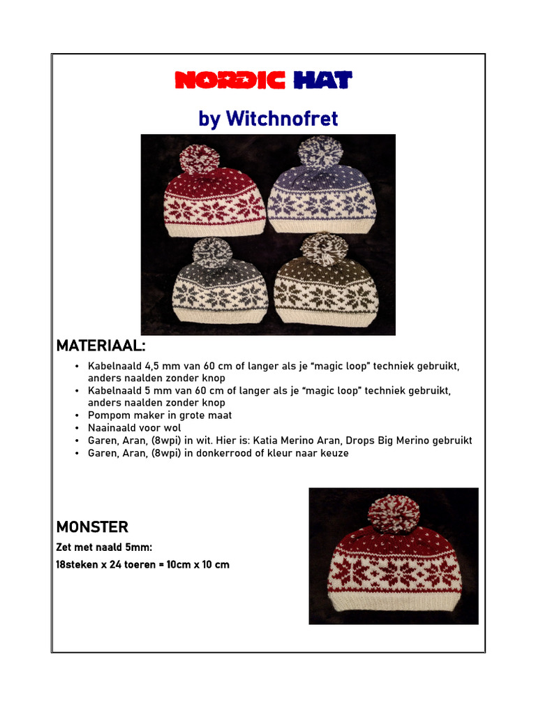 Nordic Hat Dutch | PDF