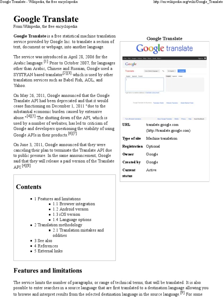 Google Translate Wikipedia The Free Encyclopedia Ios Translations