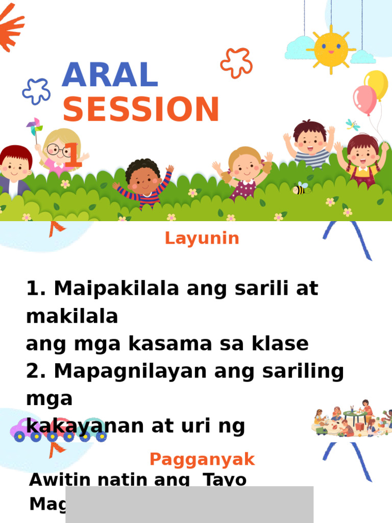 ARAL Sesyon 1 | PDF