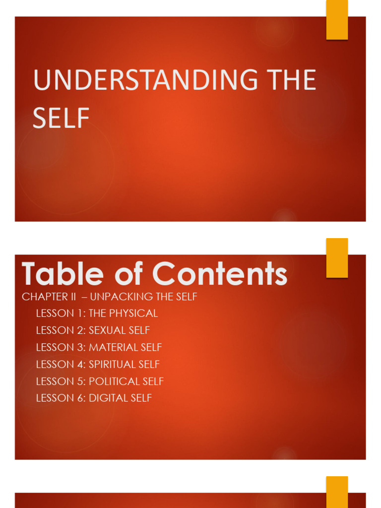 Exploring Aspects of the Self | PDF | Self Concept | Self Esteem