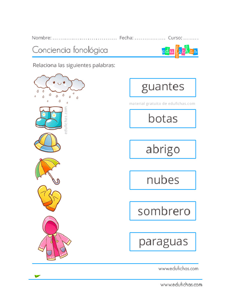 Lectura Comprensiva Palabras Simples | PDF