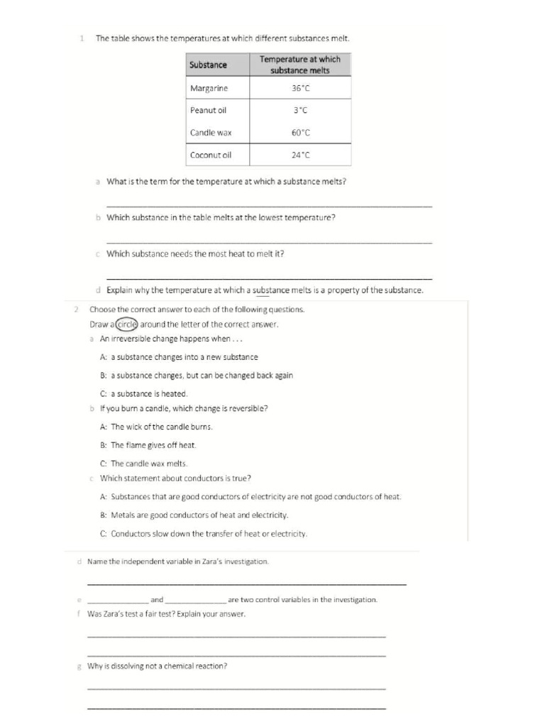 Science Unit 2 | PDF